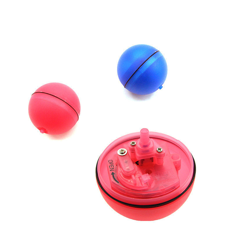 LED Rolling Cat Toy Ball — Auto-Rotating Interactive Toy with Catnip & Lights