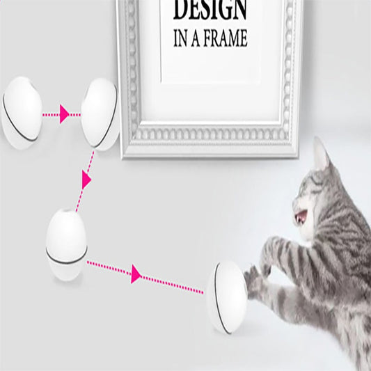 LED Rolling Cat Toy Ball — Auto-Rotating Interactive Toy with Catnip & Lights