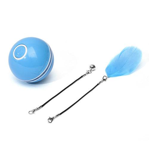 LED Rolling Cat Toy Ball — Auto-Rotating Interactive Toy with Catnip & Lights